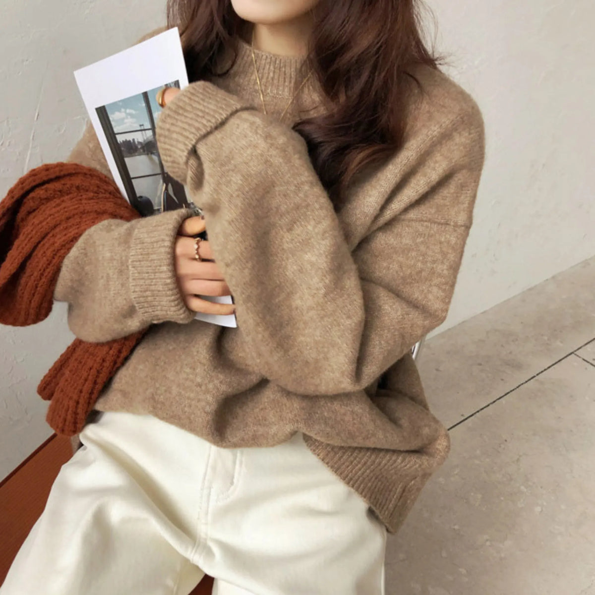 Relaxed Crew-Neck Everyday Sweater