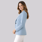 Elodie Tailored Fitted Blazer – Blue