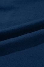 Women's Exposed-Seam Long-Sleeve Top – Navy