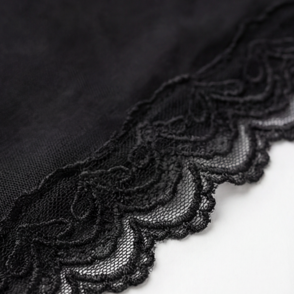Violette Embroidered Lace Slip