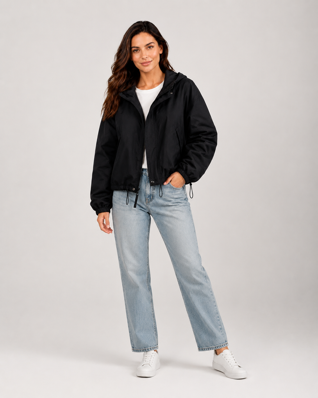 Aurelia Sun Breeze Hooded Windbreaker