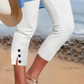 Clara Stretch Capri Pants