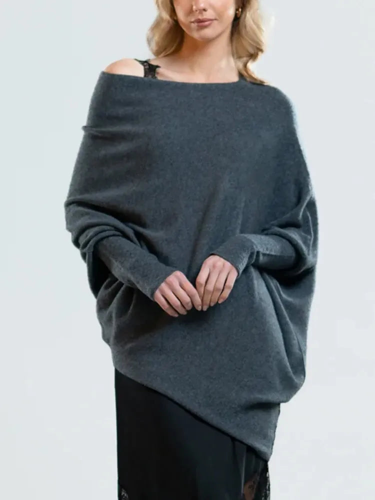 Asymmetric Cashmere-Blend Jumper