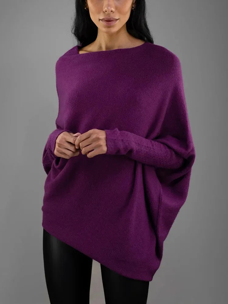 Asymmetric Cashmere-Blend Jumper