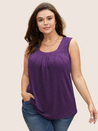 Plus Size Square-Neck Tank Top