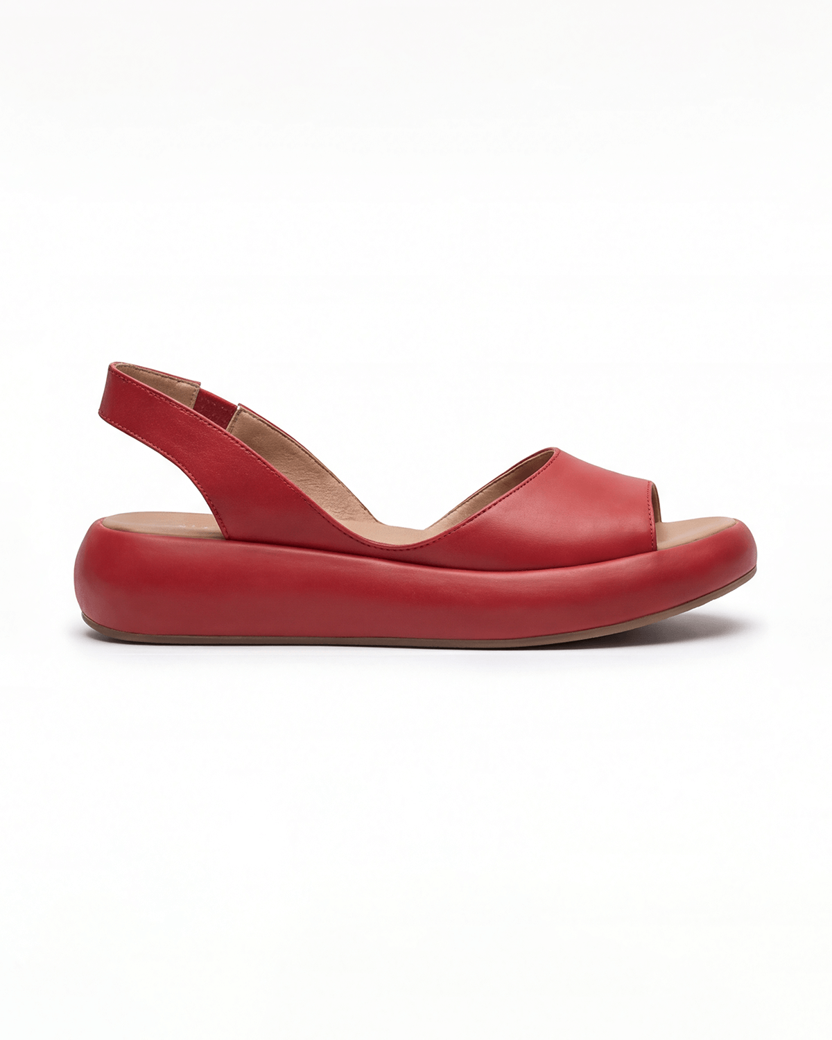 Slingback Peep-Toe Wedge Sandals