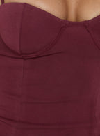 Underwire Sculpt Top – Red
