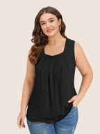 Plus Size Square-Neck Tank Top