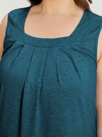 Plus Size Square-Neck Tank Top