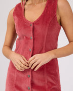 Mara Stretch Corduroy Mini Dress – Ruby in Ruby by Aurelia Sun