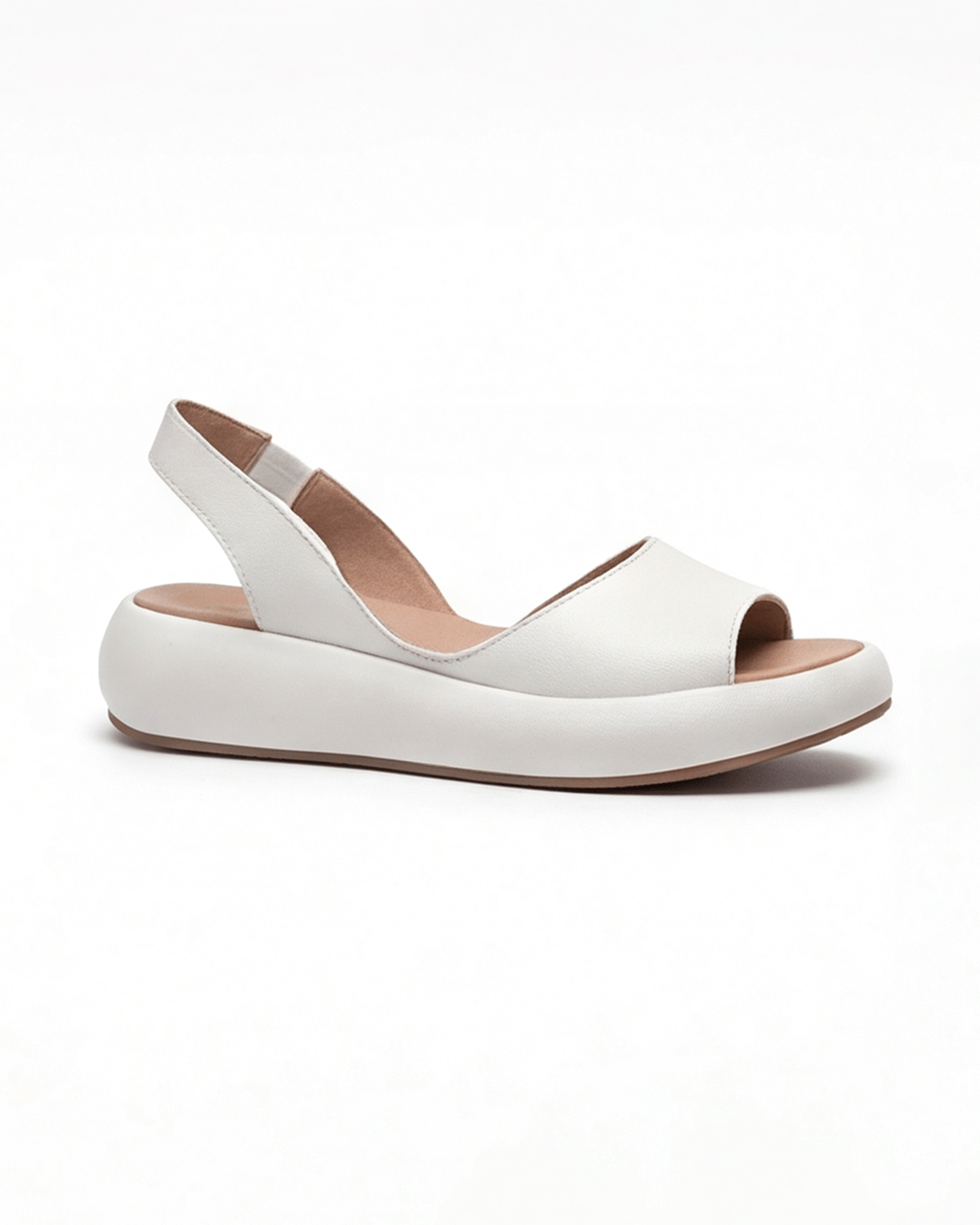 Slingback Peep-Toe Wedge Sandals