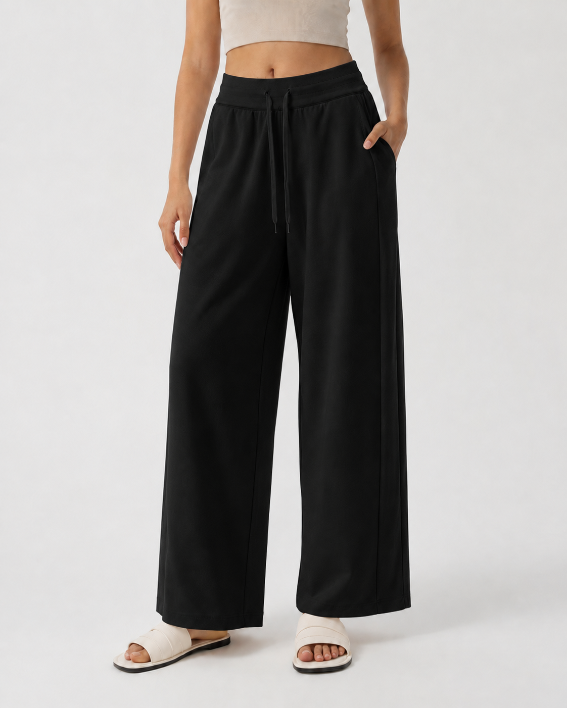 Cool Wide Leg Travel Pants UPF 50+