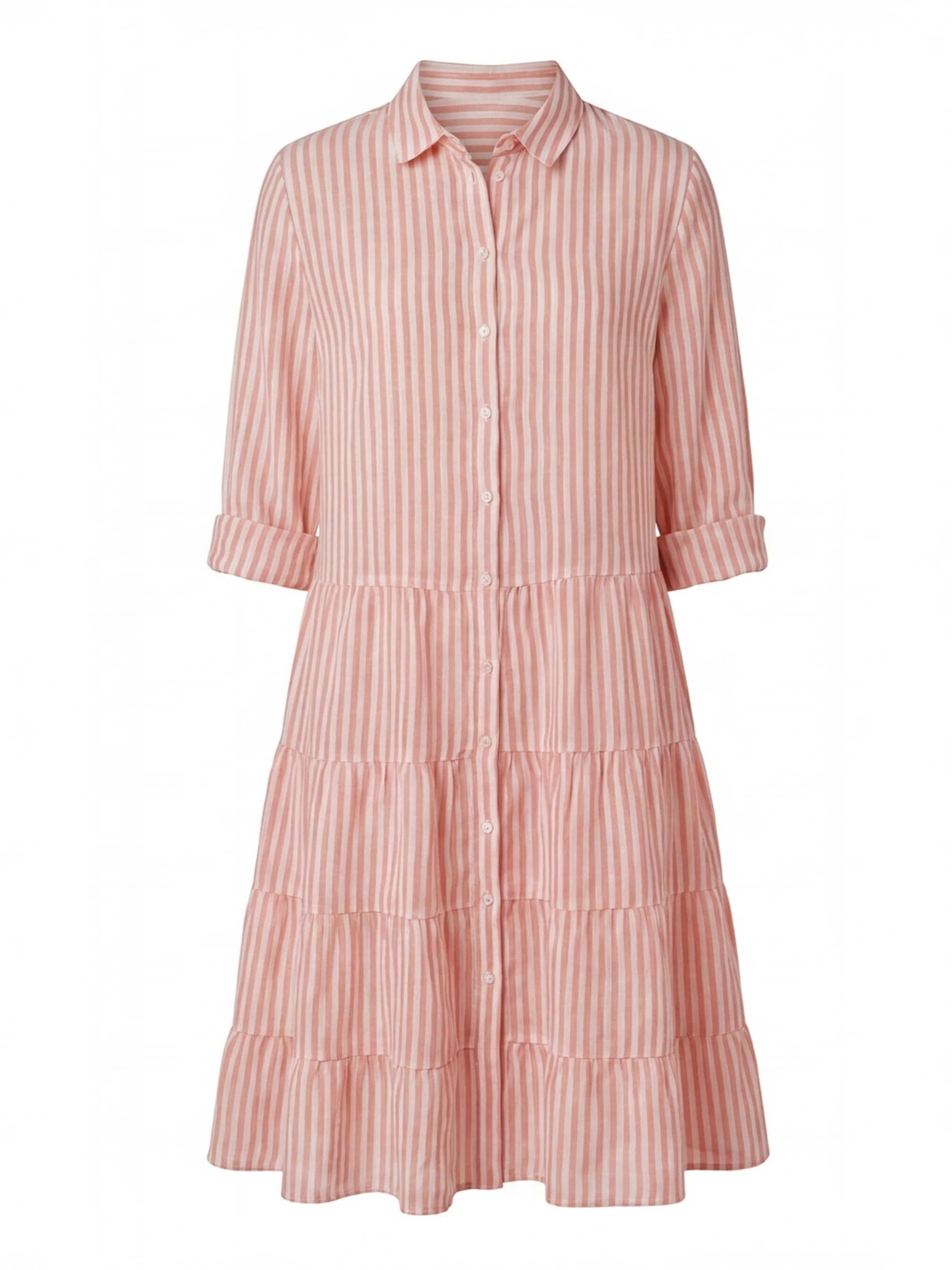 Striped Button-Front Summer Dress