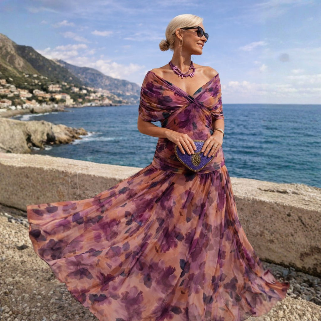Lizzie Off-Shoulder Maxi Dress – product view
