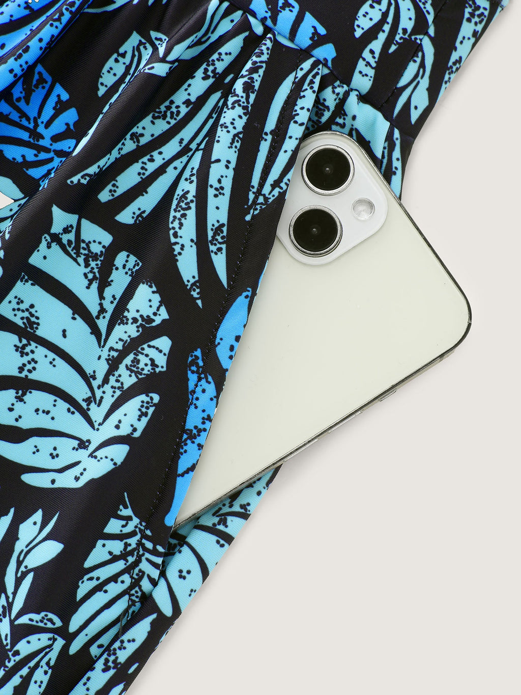 Plus Size Tropical Floral One-Piece Swimsuit