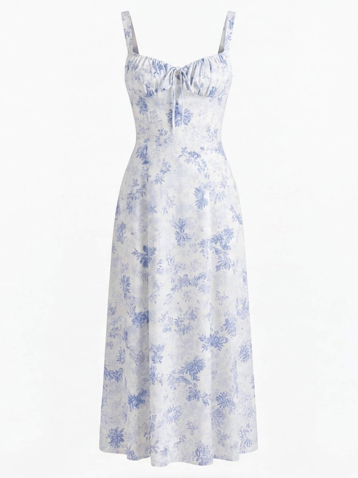 Floral Corset Midi Dress