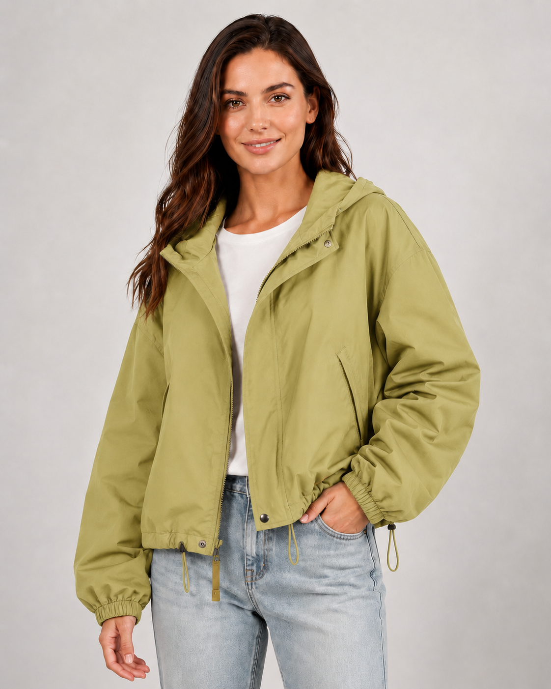 Aurelia Sun Breeze Hooded Windbreaker – Green, AU 10
