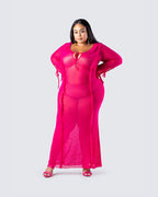 Florence Mesh Cutout Maxi Dress by Aurelia Sun
