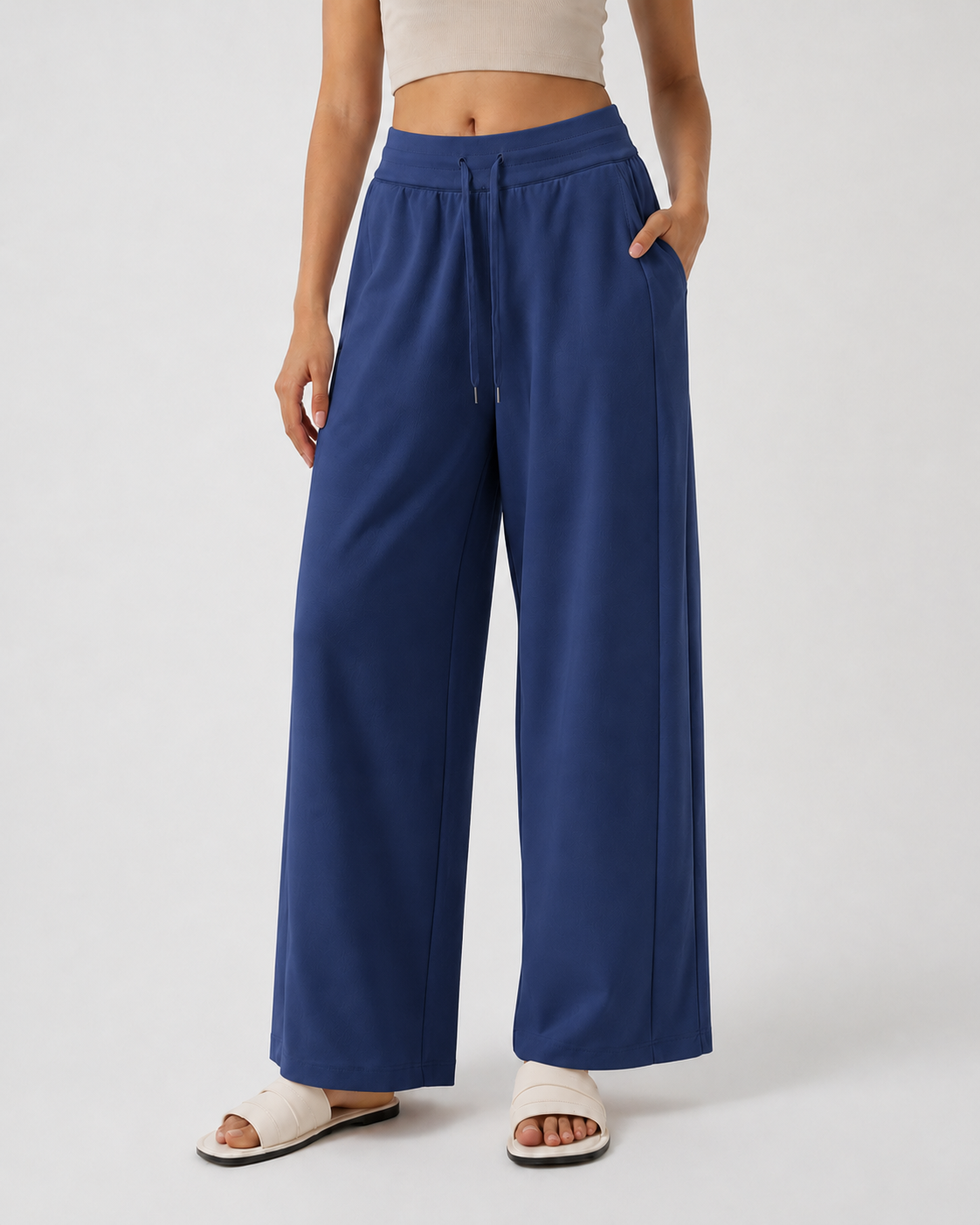 Cool Wide Leg Travel Pants UPF 50+
