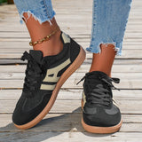 Mira Leather Lace-Up Trainers