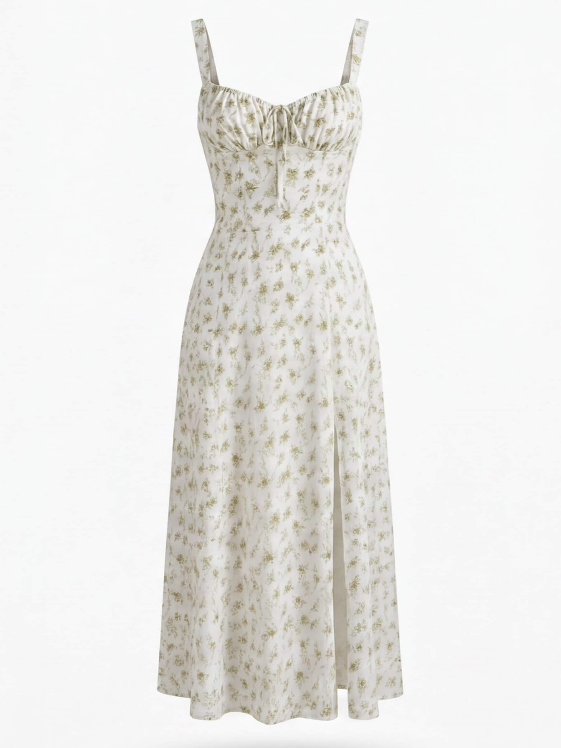 Floral Corset Midi Dress