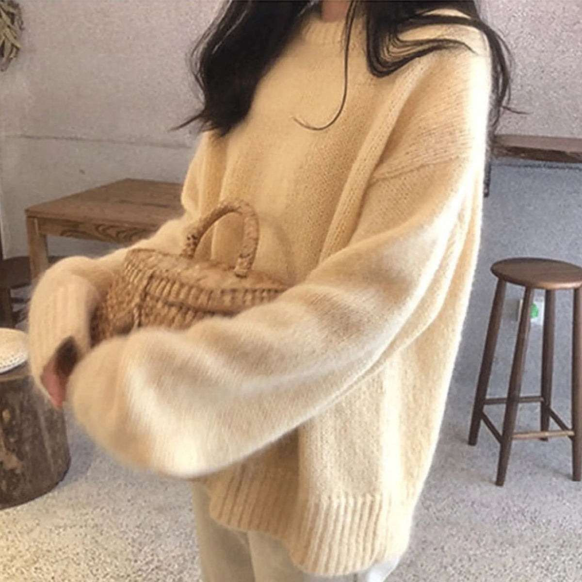 Relaxed Crew-Neck Everyday Sweater