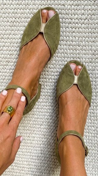 Olivia Peep Toe Walking Sandals