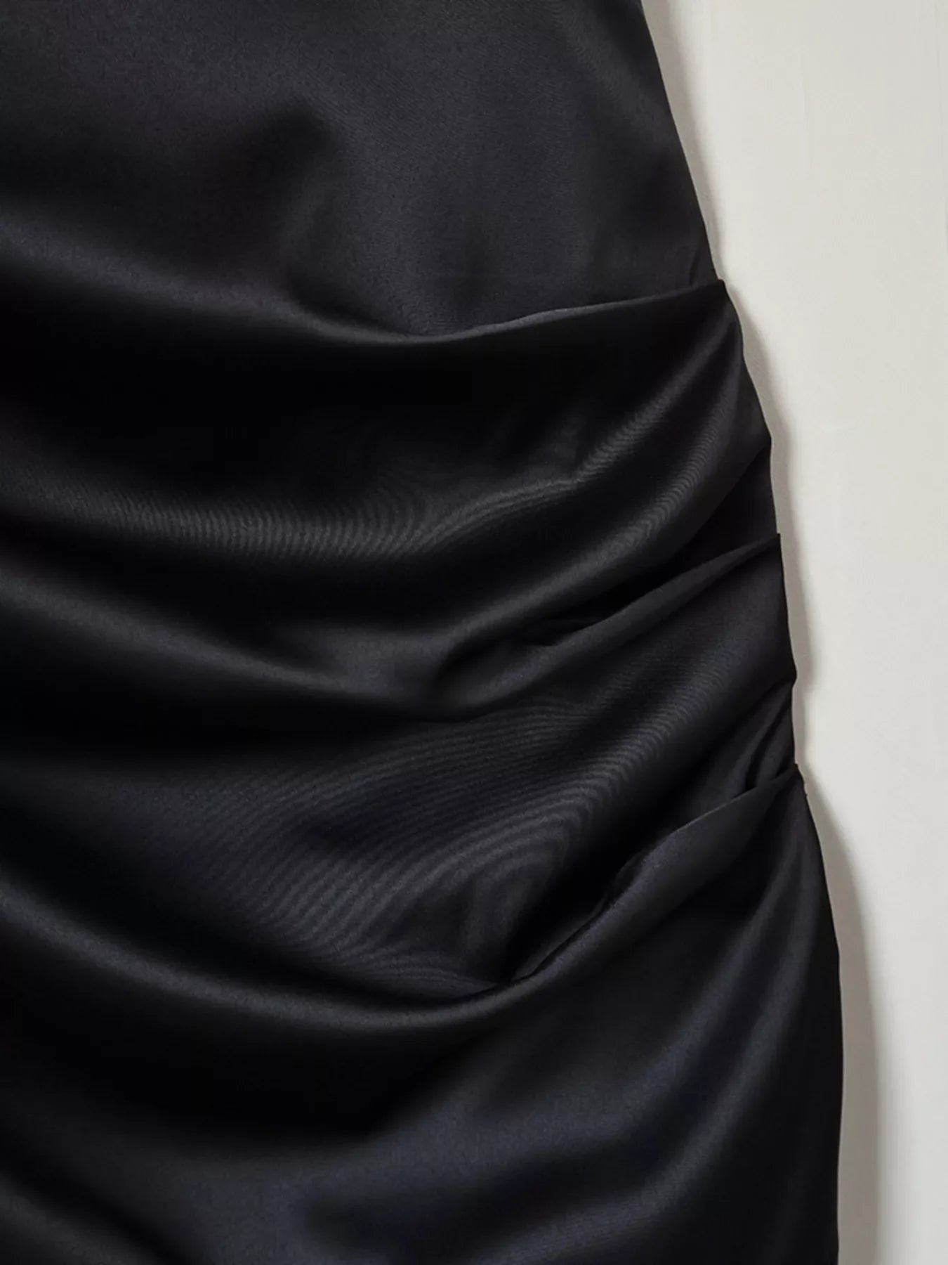 Women's Satin Mini Dress with Lace Cape