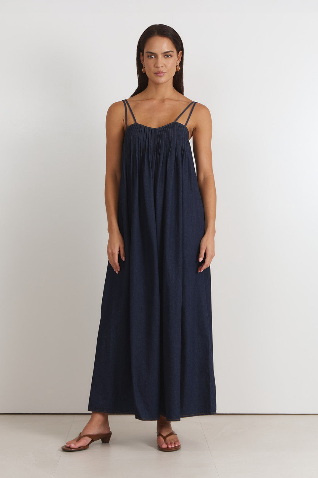 Indra Lightweight Denim Dress by Aurelia Sun