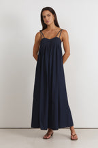 Indra Lightweight Denim Dress by Aurelia Sun