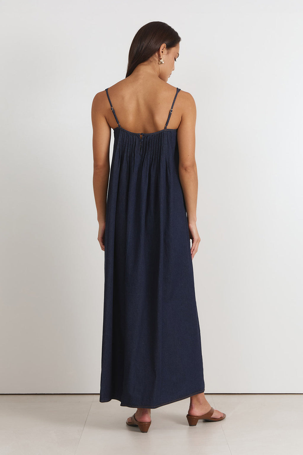 Indra Lightweight Denim Dress by Aurelia Sun