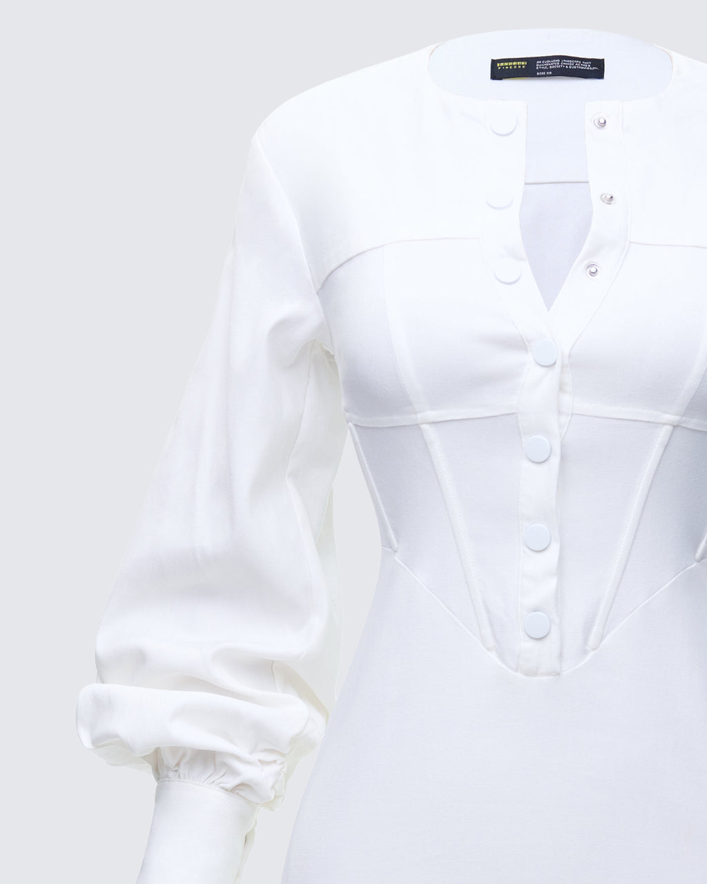 Alice Bishop Sleeve Corset Mini Dress by Aurelia Sun