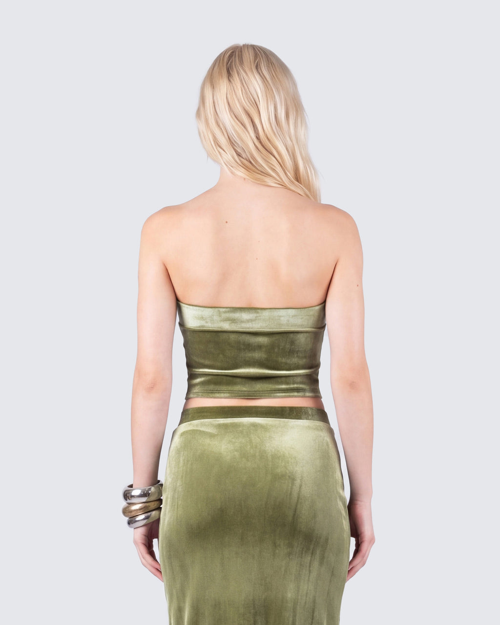 Ayla Velvet Bandeau Top by Aurelia Sun