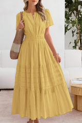 Veritie Flowing A-Line Midi Dress