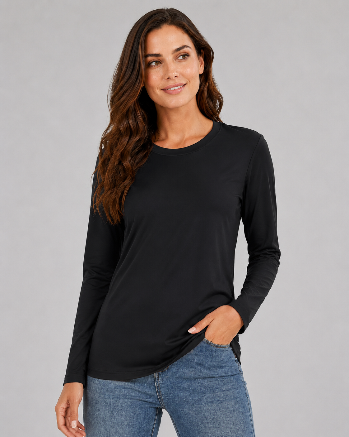 Aurelia Sun Active Sun Tee – Black, AU 8