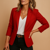 Yzara Tailored One-Button Blazer