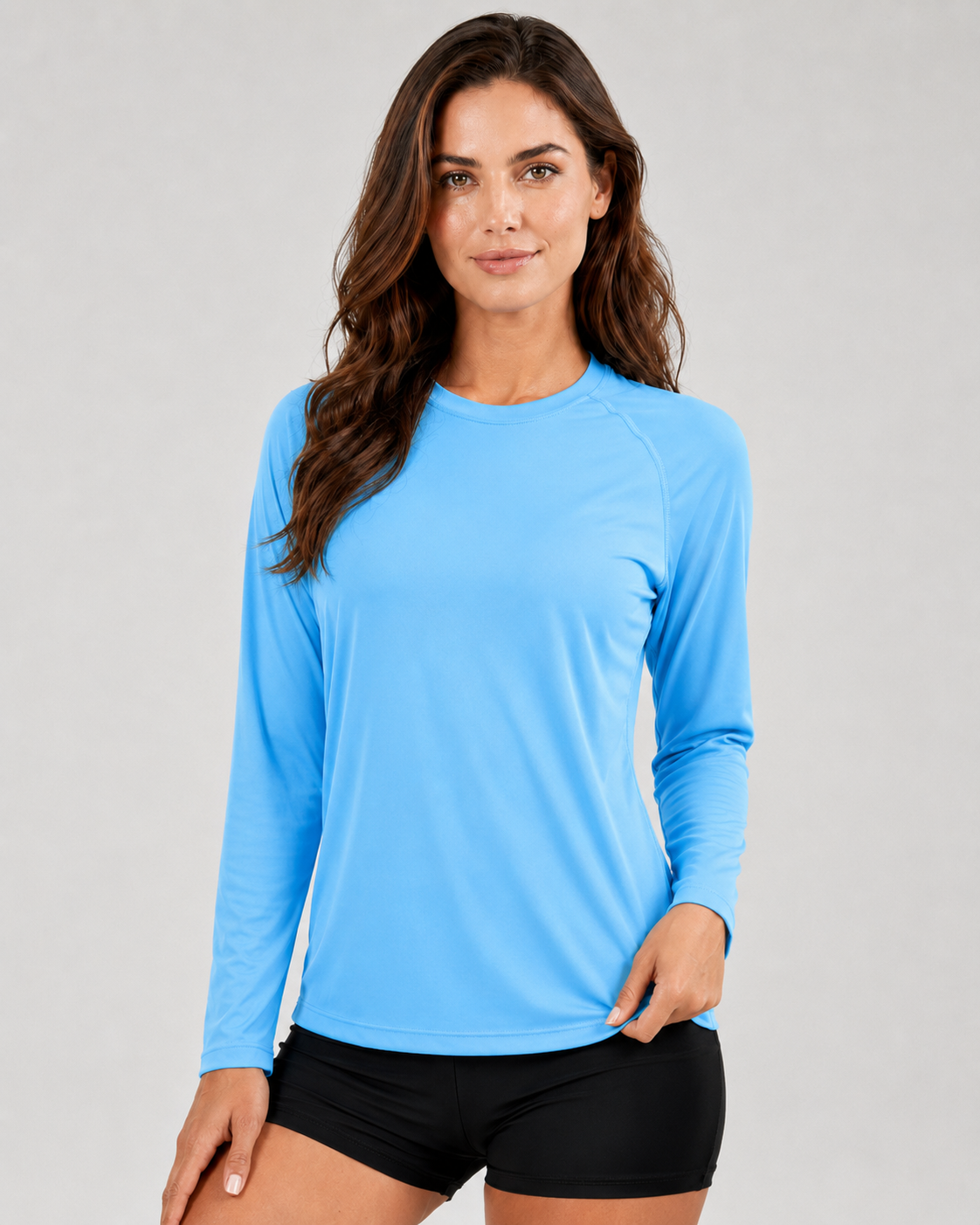 Aurelia Sun Lightweight Swim Sun Tee – Blue, AU 6