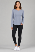 Aurelia Sun Breathe Long Sleeve Tee – Grey, AU 8