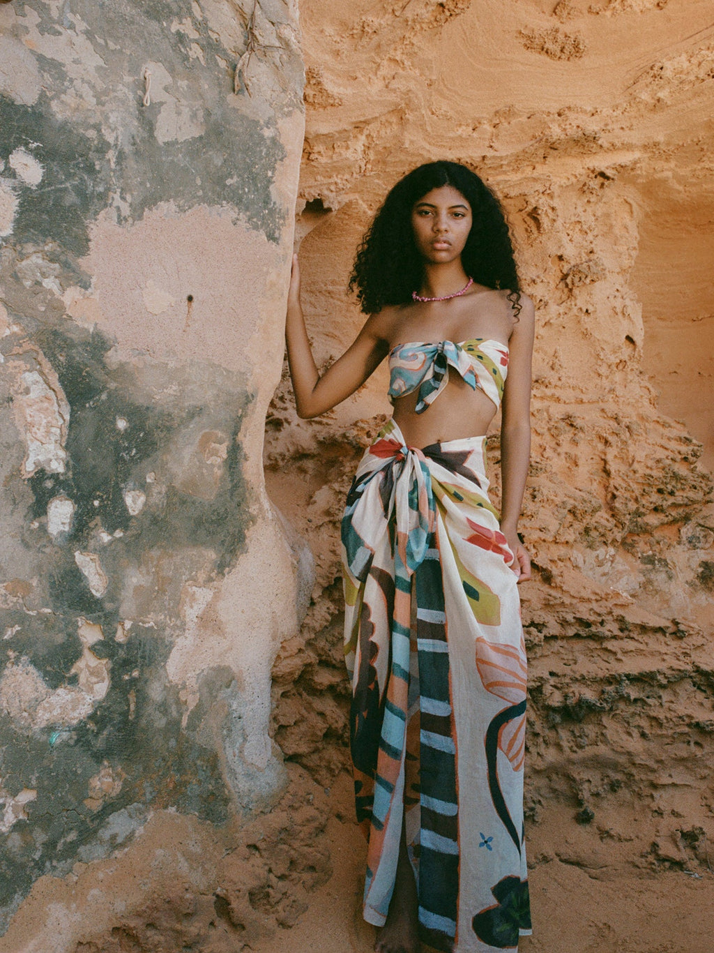 Charm Square Pareo by Aurelia Sun