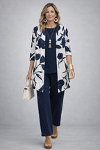 Iris Three Piece Resort Set in Green by Aurelia Sun
