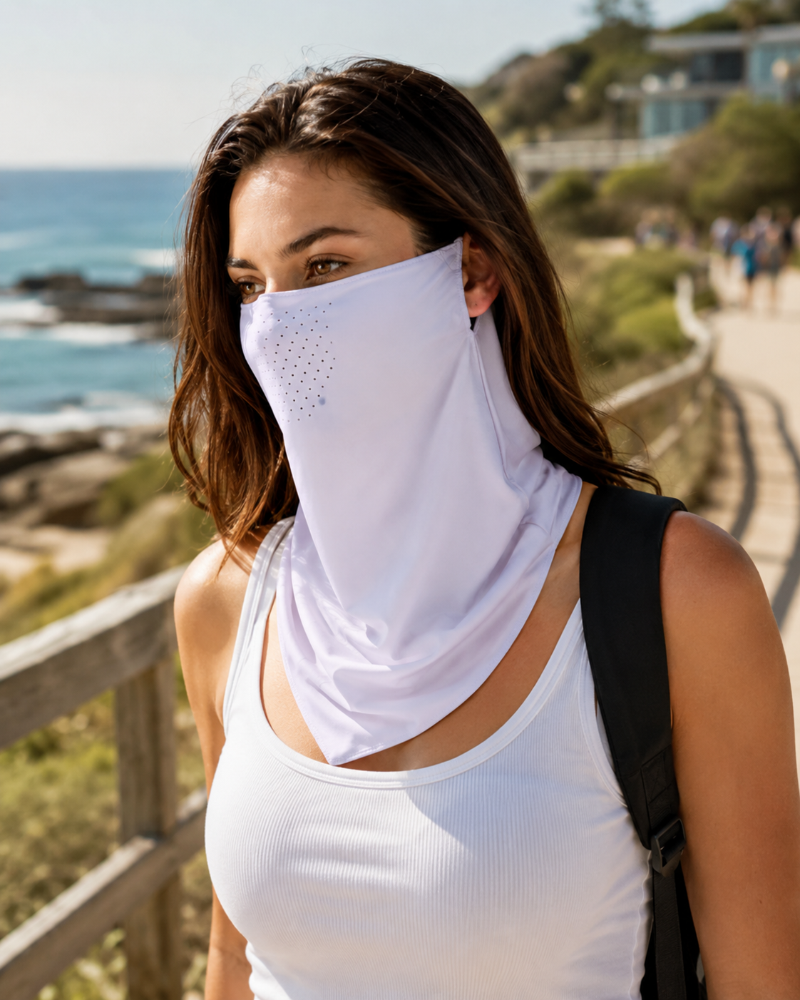 Aurelia Sun Ear Loop Face Veil