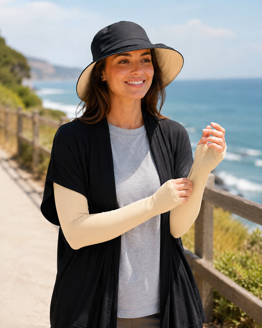 Aurelia Sun Ice Silk Arm Sleeves