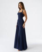 Phoebe Ruched Square-Neck Maxi Dress – product view