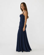 Phoebe Ruched Square-Neck Maxi Dress – product view