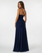 Phoebe Ruched Square-Neck Maxi Dress – product view