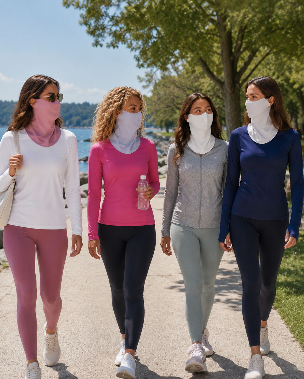 Aurelia Sun Cooling Face Veil
