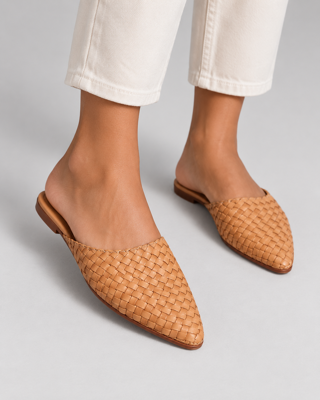 Braided Slingback Ballet Flats