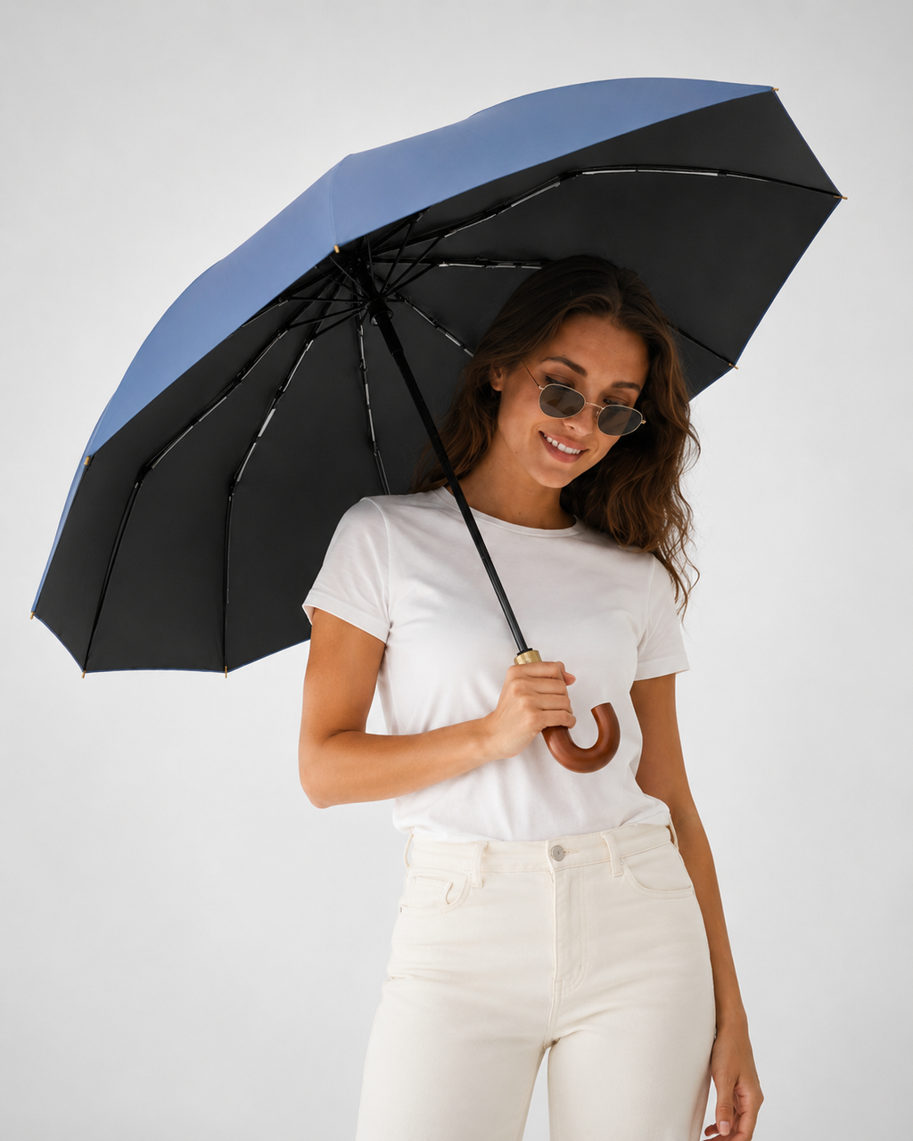Aurelia Sun Curved Handle Sun Umbrella