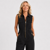 Sterre Zip Front Utility Jumpsuit