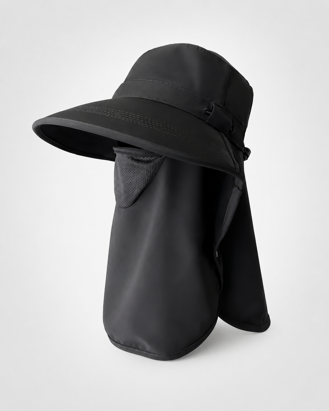 Aurelia Sun Full Coverage Sun Hat – Black